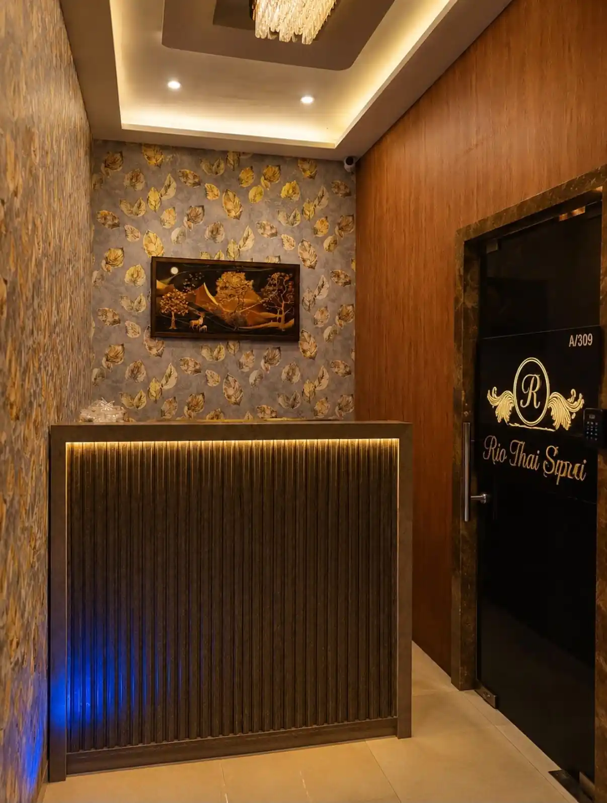 Reception desk at Rio Thai Spa Andheri West